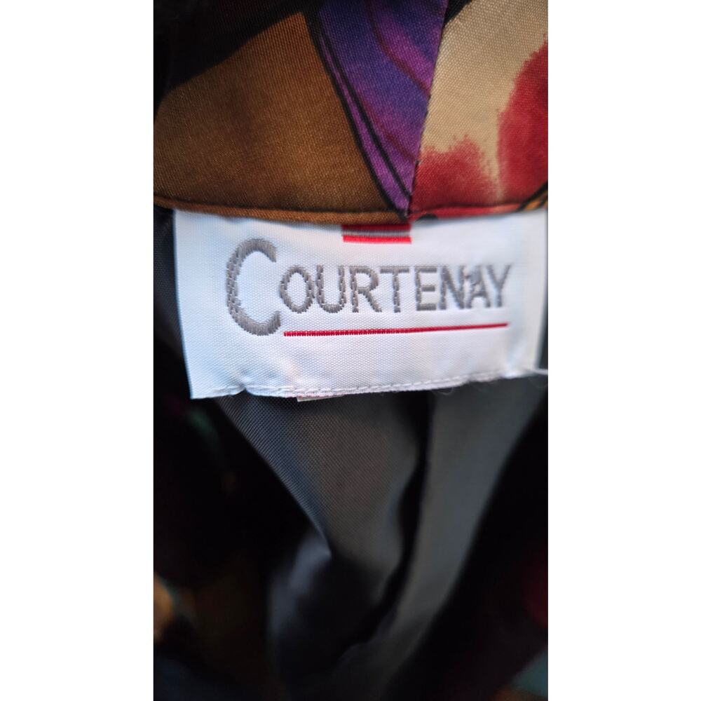 Vintage 80s Courtenay Abstract Art Oversized Jacket Psychedelic Blazer - Picture 6 of 7